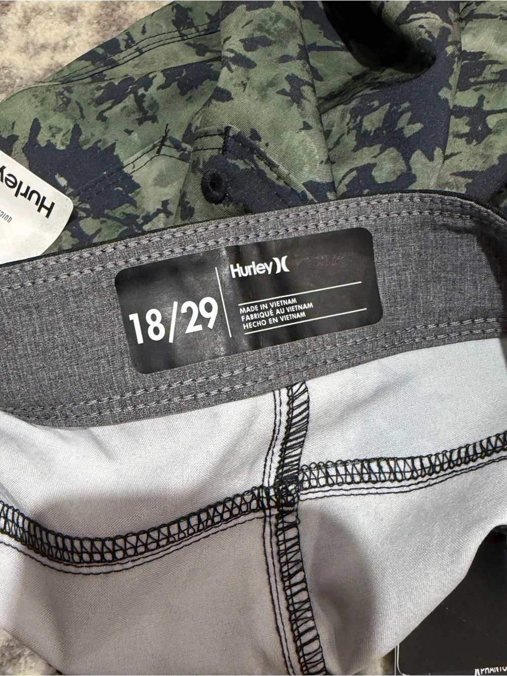 Hurley classic camo
